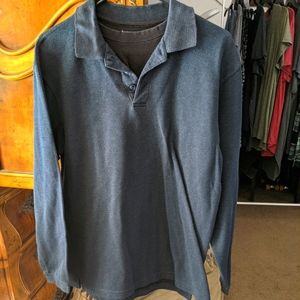 Dark green, long sleeve shirt